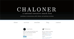Desktop Screenshot of chaloner.com