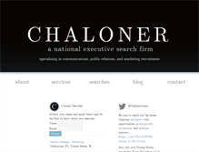 Tablet Screenshot of chaloner.com